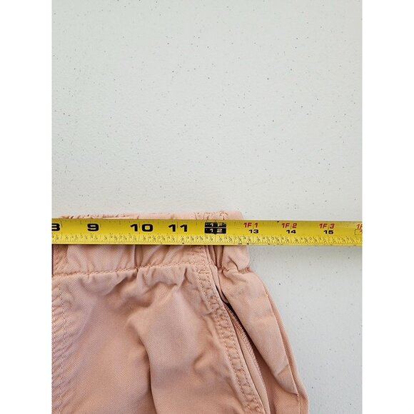 Free People Crop Pants Small Pink Champagne Cadet Jogger PullOn Cargo Fairy Boho - Picture 12 of 13